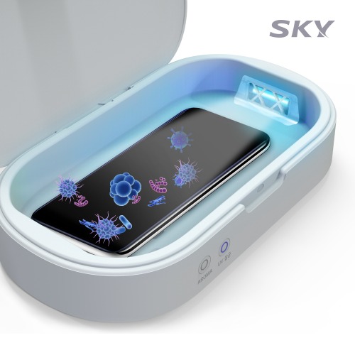 스카이 케어 UV300 스마트폰 무선충전 자외선 살균기